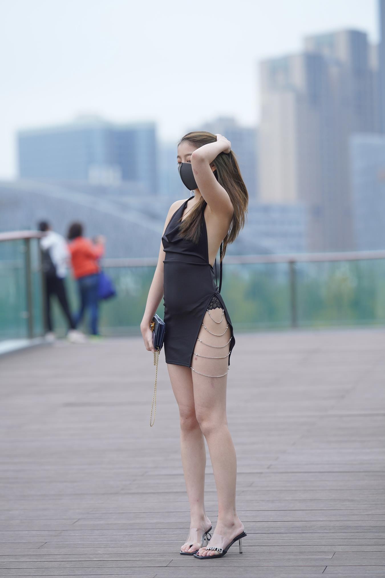 图片[59]-唯美街拍 NO.1107  黑色裙性感美女 （4）[84P] – 速更版-美库