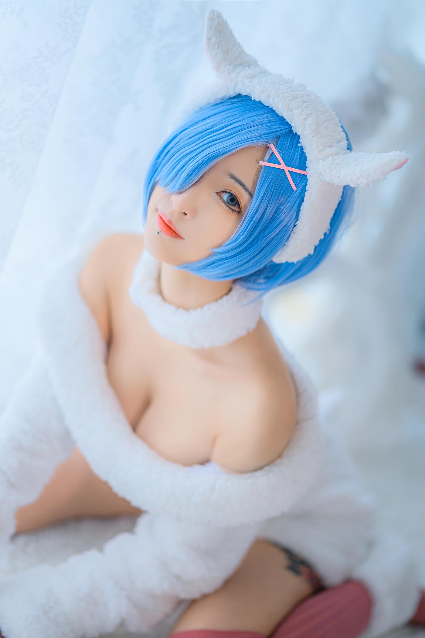 图片[10]-妹抖青  – 蕾姆绵羊[10P] – 速更版-美库