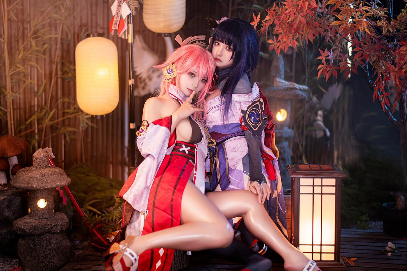 图片[39]-伊喵君&景三  八重&雷神 双倍快乐 [55P] – 速更版-美库