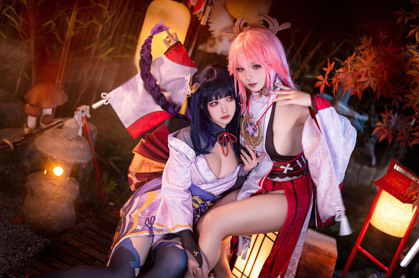 图片[49]-伊喵君&景三  八重&雷神 双倍快乐 [55P] – 速更版-美库