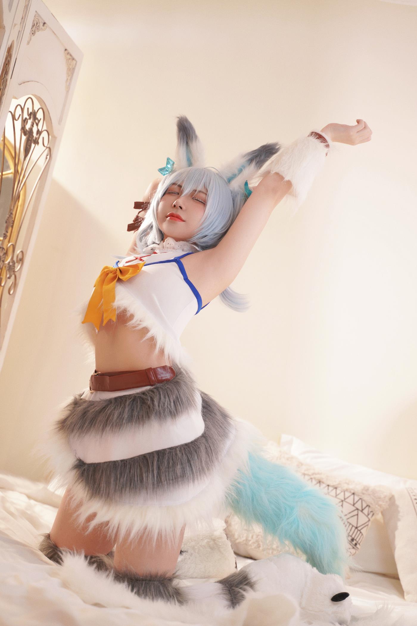 图片[11]-网紅Coser@虎森森  回复术士 刹那 [40P] – 速更版-美库