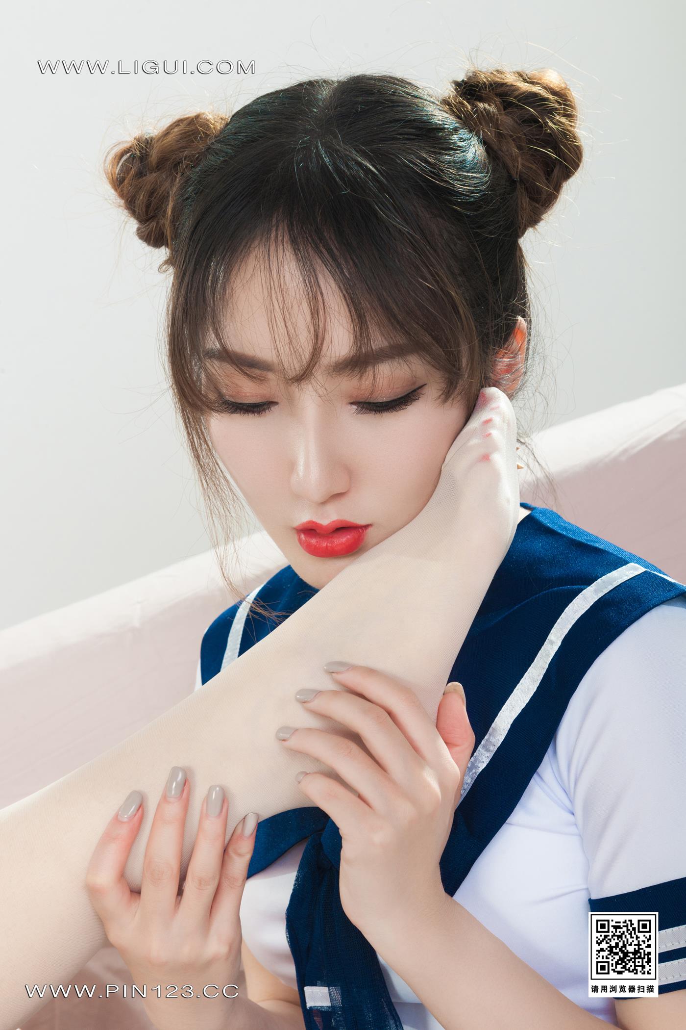 图片[17]-[Ligui丽柜]2023.03.02 双生花-同桌的你（上） 心心＆汐汐[44+1P] – 速更版-美库