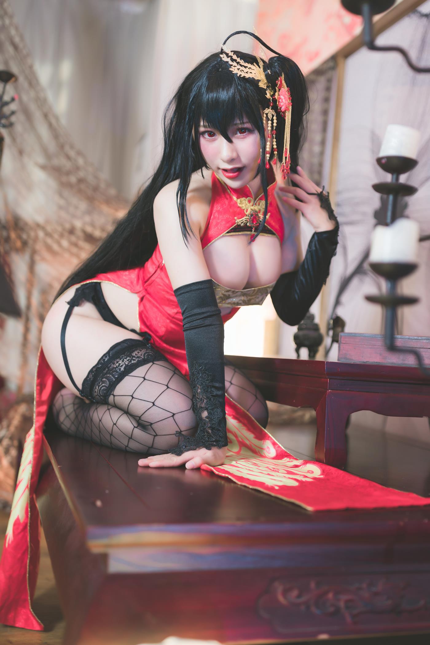 图片[13]-柘烟_Zuken  大凤旗袍 [21P] – 速更版-美库