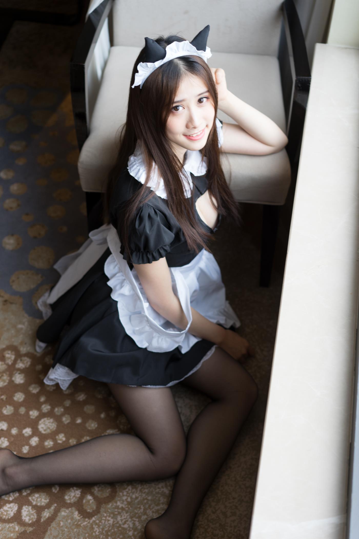 图片[52]-一只小仙若  黑丝女仆 [68P] – 速更版-美库