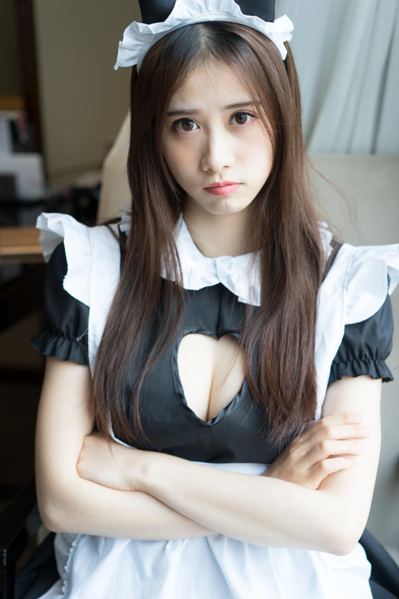 图片[56]-一只小仙若  黑丝女仆 [68P] – 速更版-美库