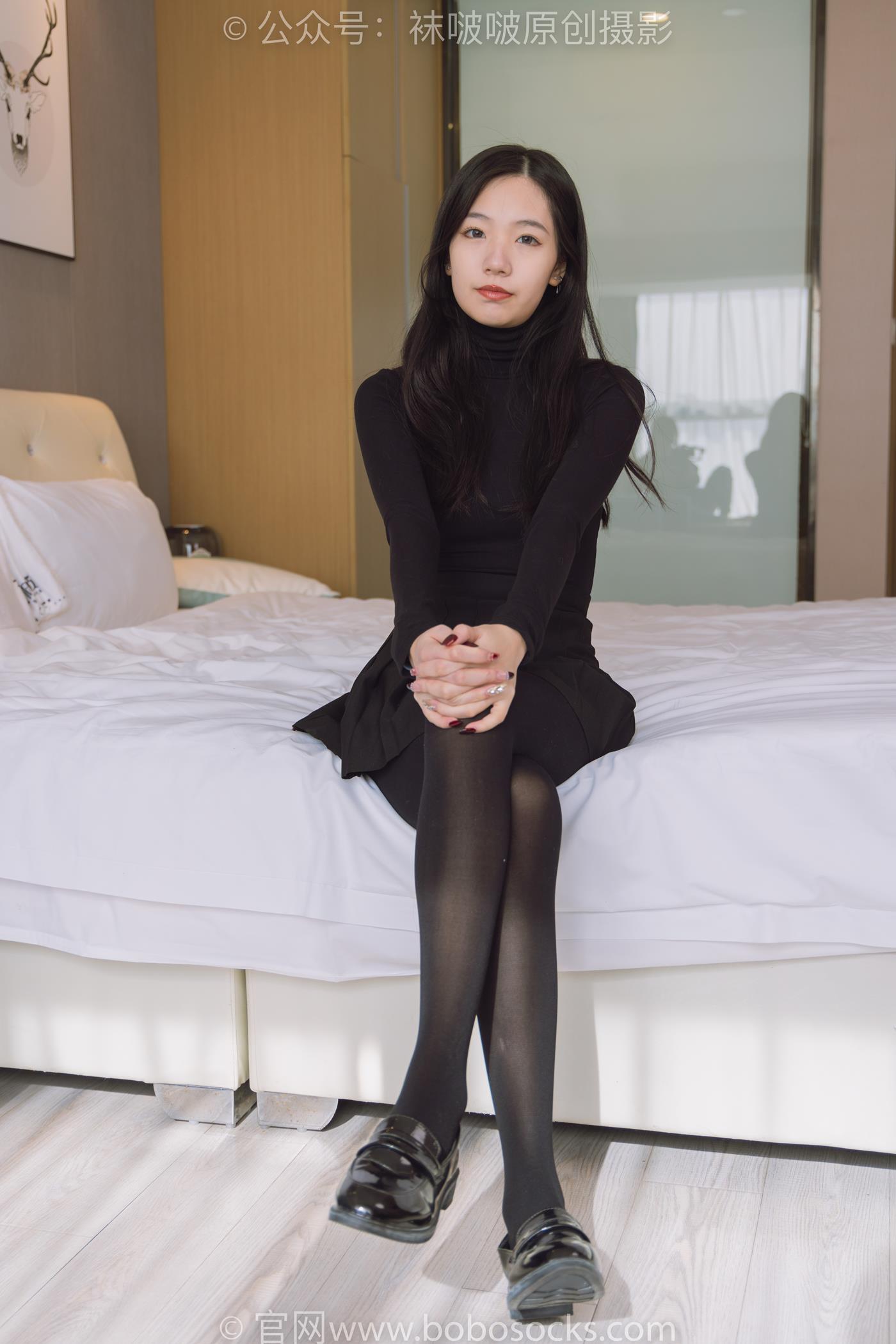 图片[10]-[BoBoSocks袜啵啵]NO.184 小甜豆-黑皮鞋、厚黑丝[140P] – 速更版-美库