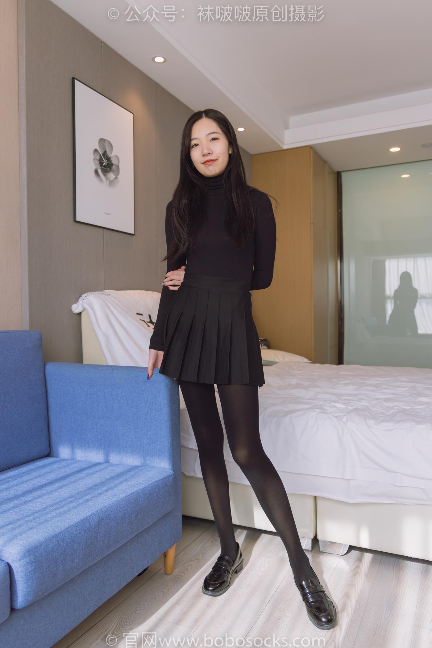 图片[17]-[BoBoSocks袜啵啵]NO.184 小甜豆-黑皮鞋、厚黑丝[140P] – 速更版-美库