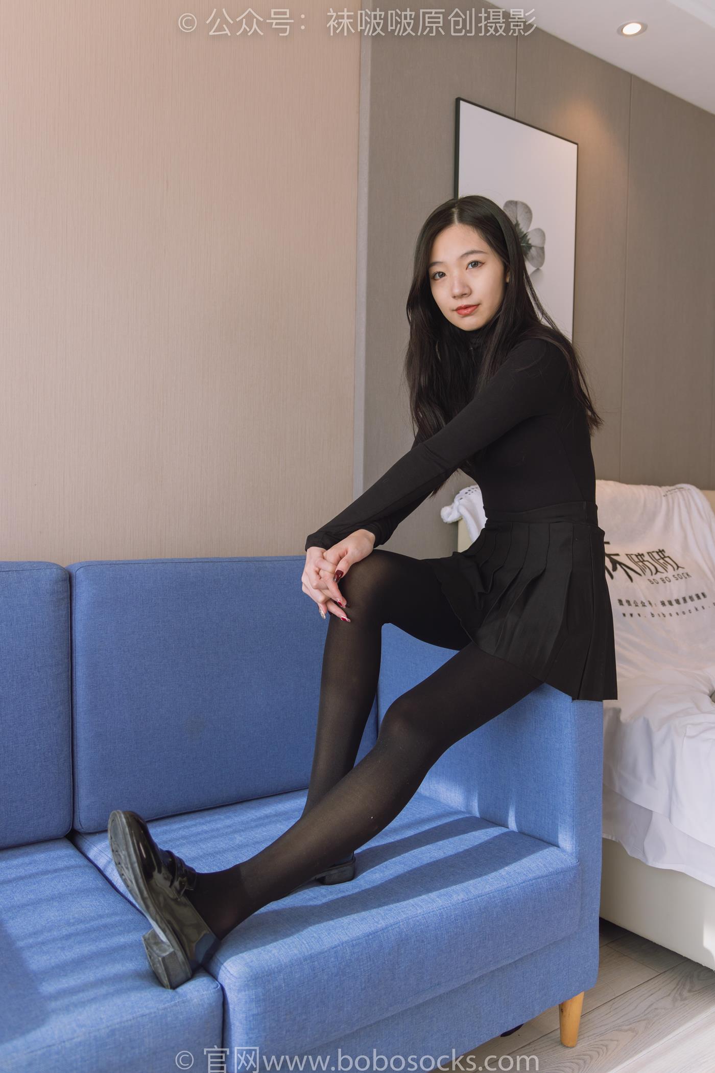 图片[24]-[BoBoSocks袜啵啵]NO.184 小甜豆-黑皮鞋、厚黑丝[140P] – 速更版-美库