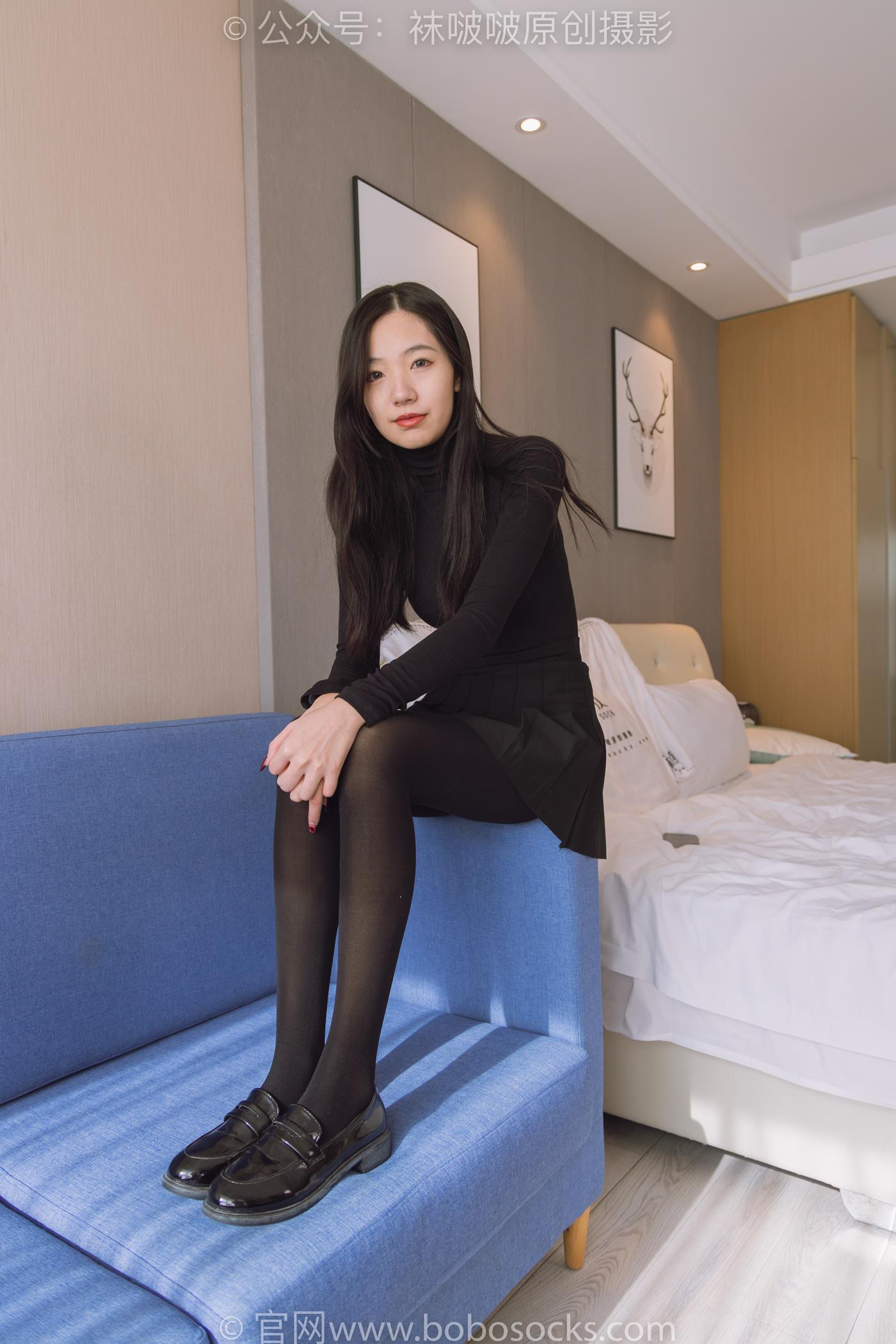 图片[32]-[BoBoSocks袜啵啵]NO.184 小甜豆-黑皮鞋、厚黑丝[140P] – 速更版-美库