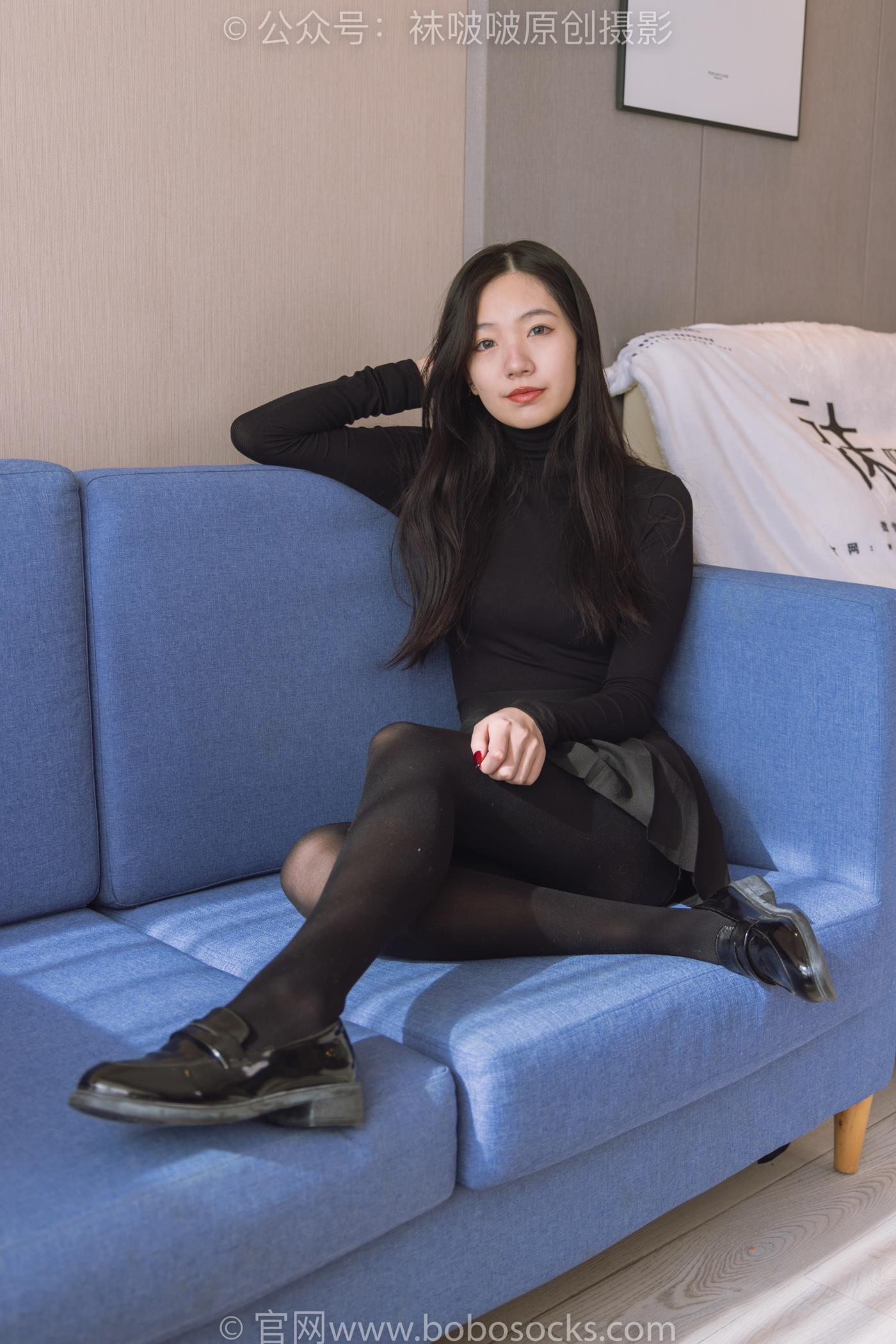 图片[41]-[BoBoSocks袜啵啵]NO.184 小甜豆-黑皮鞋、厚黑丝[140P] – 速更版-美库