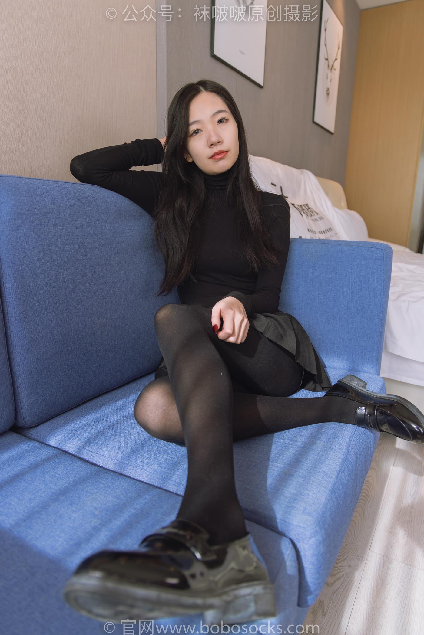 图片[44]-[BoBoSocks袜啵啵]NO.184 小甜豆-黑皮鞋、厚黑丝[140P] – 速更版-美库