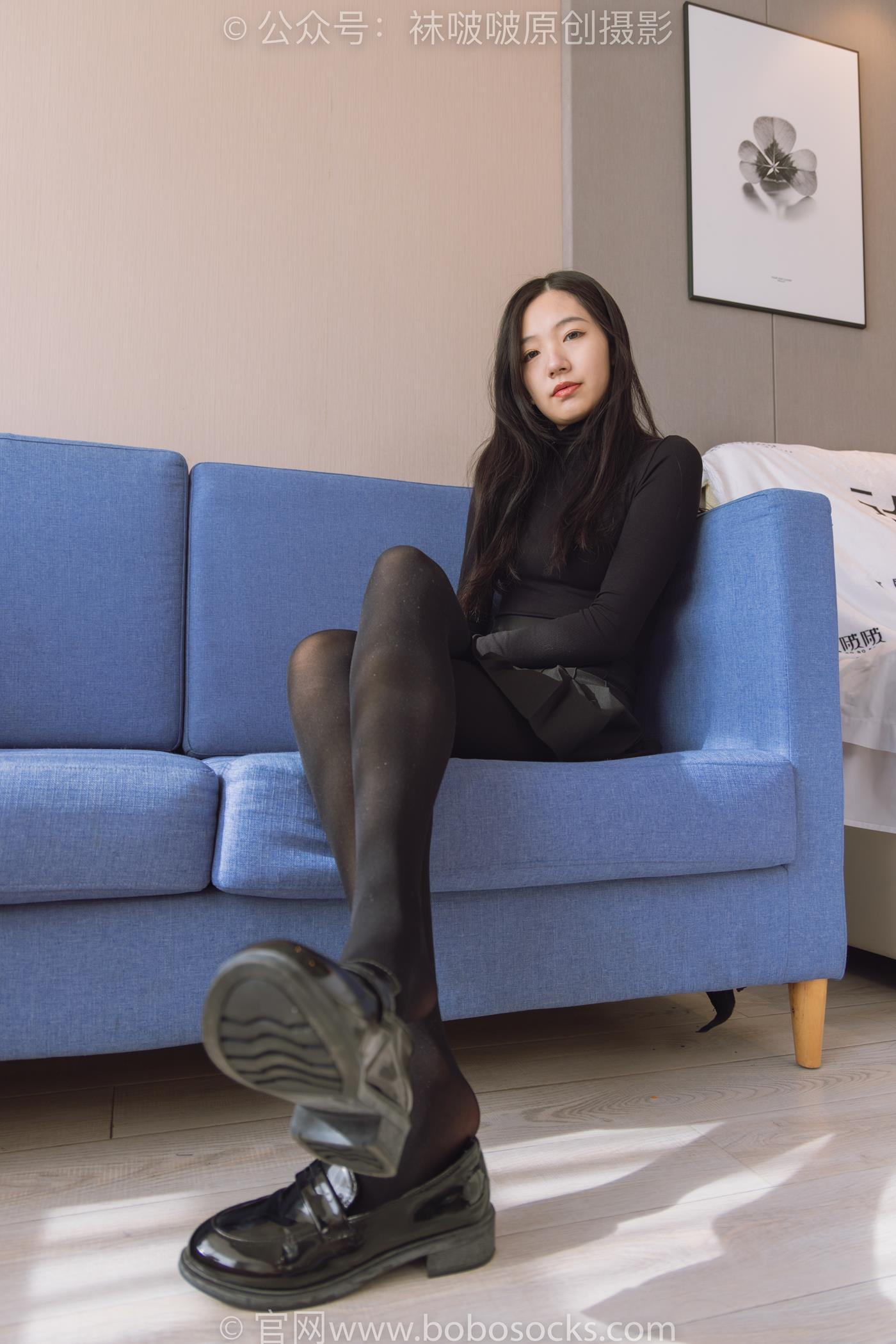 图片[54]-[BoBoSocks袜啵啵]NO.184 小甜豆-黑皮鞋、厚黑丝[140P] – 速更版-美库