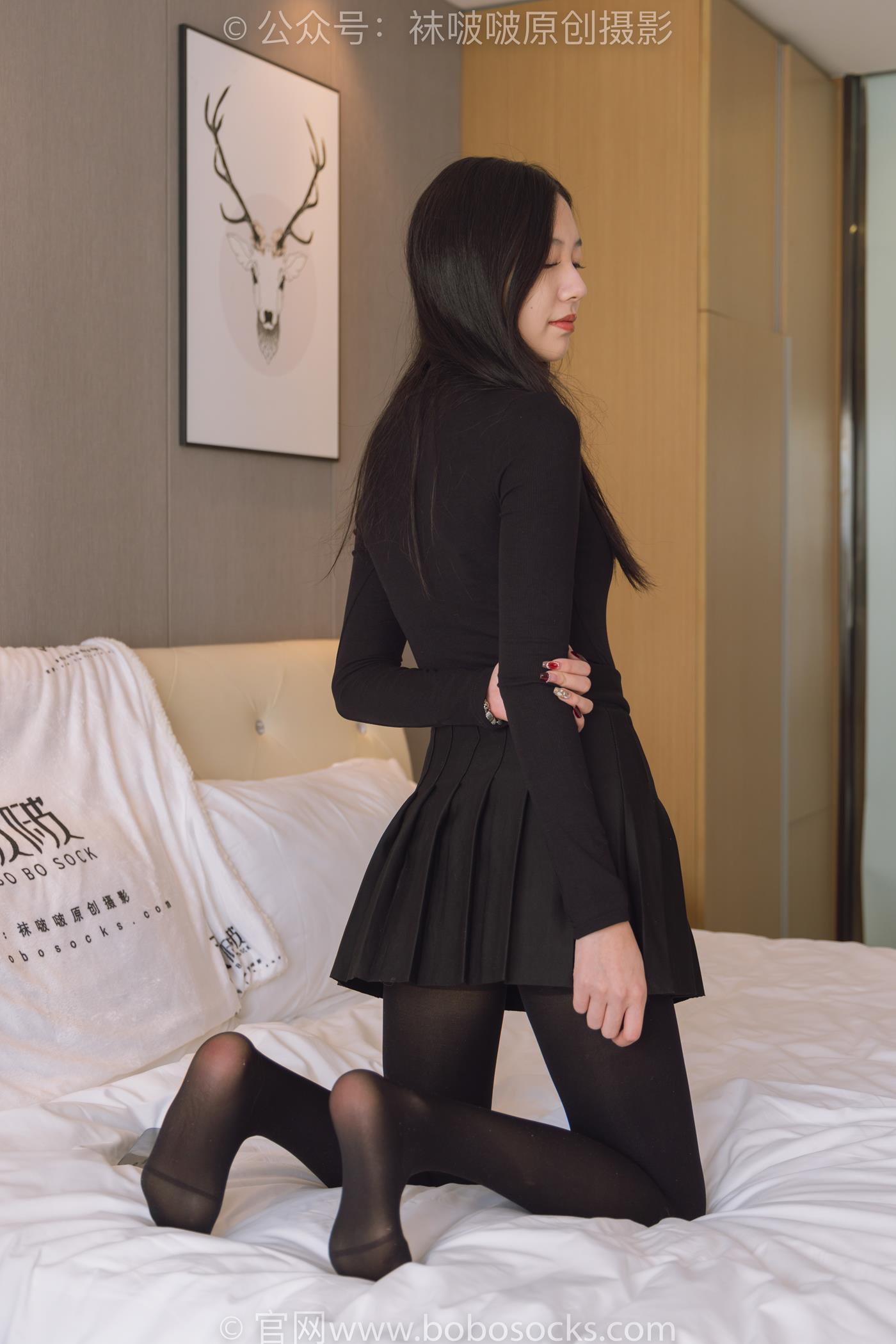 图片[67]-[BoBoSocks袜啵啵]NO.184 小甜豆-黑皮鞋、厚黑丝[140P] – 速更版-美库