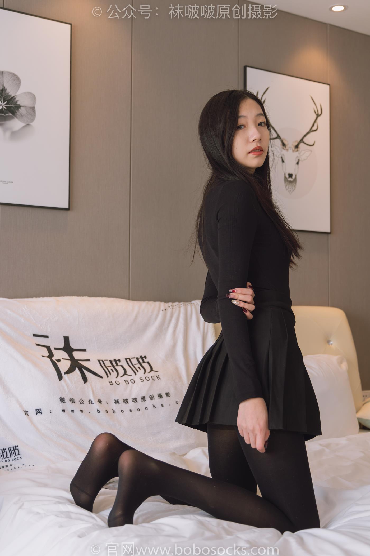 图片[68]-[BoBoSocks袜啵啵]NO.184 小甜豆-黑皮鞋、厚黑丝[140P] – 速更版-美库