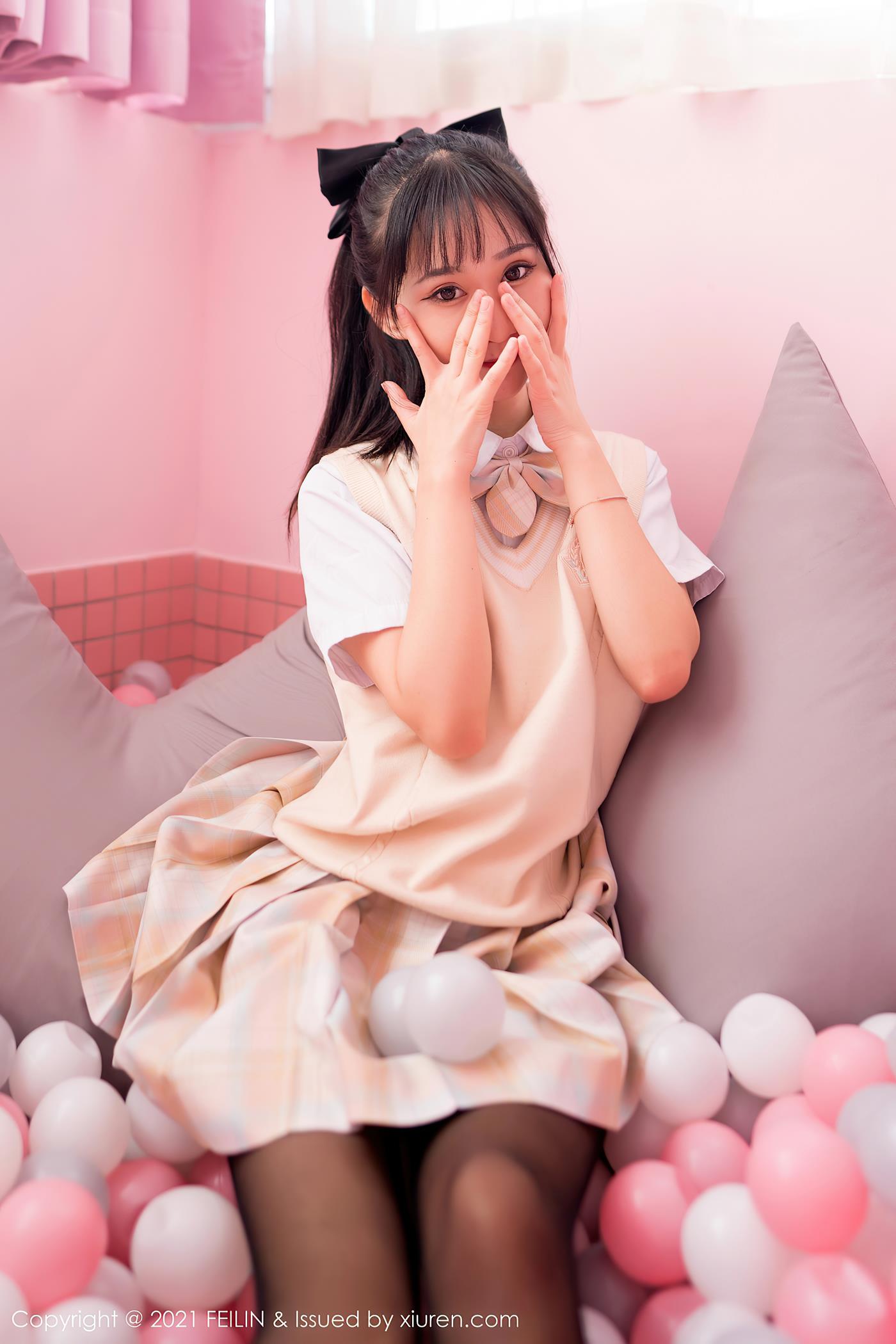 图片[12]-[Feilin嗲囡囡]2021.10.28 VOL.417 小果冻儿[55+1P] – 速更版-美库