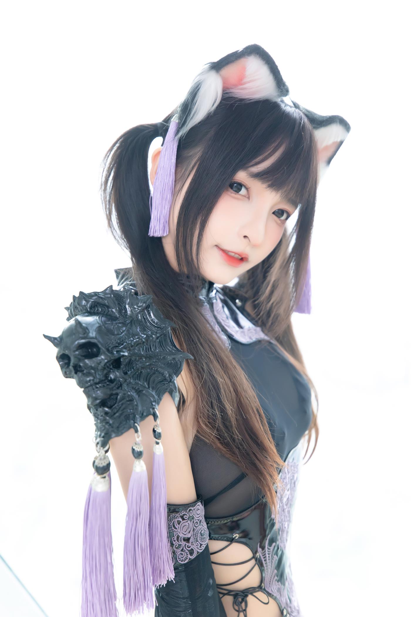 图片[10]-萝莉神楽板真冬  旗袍猫女 [43P] – 速更版-美库