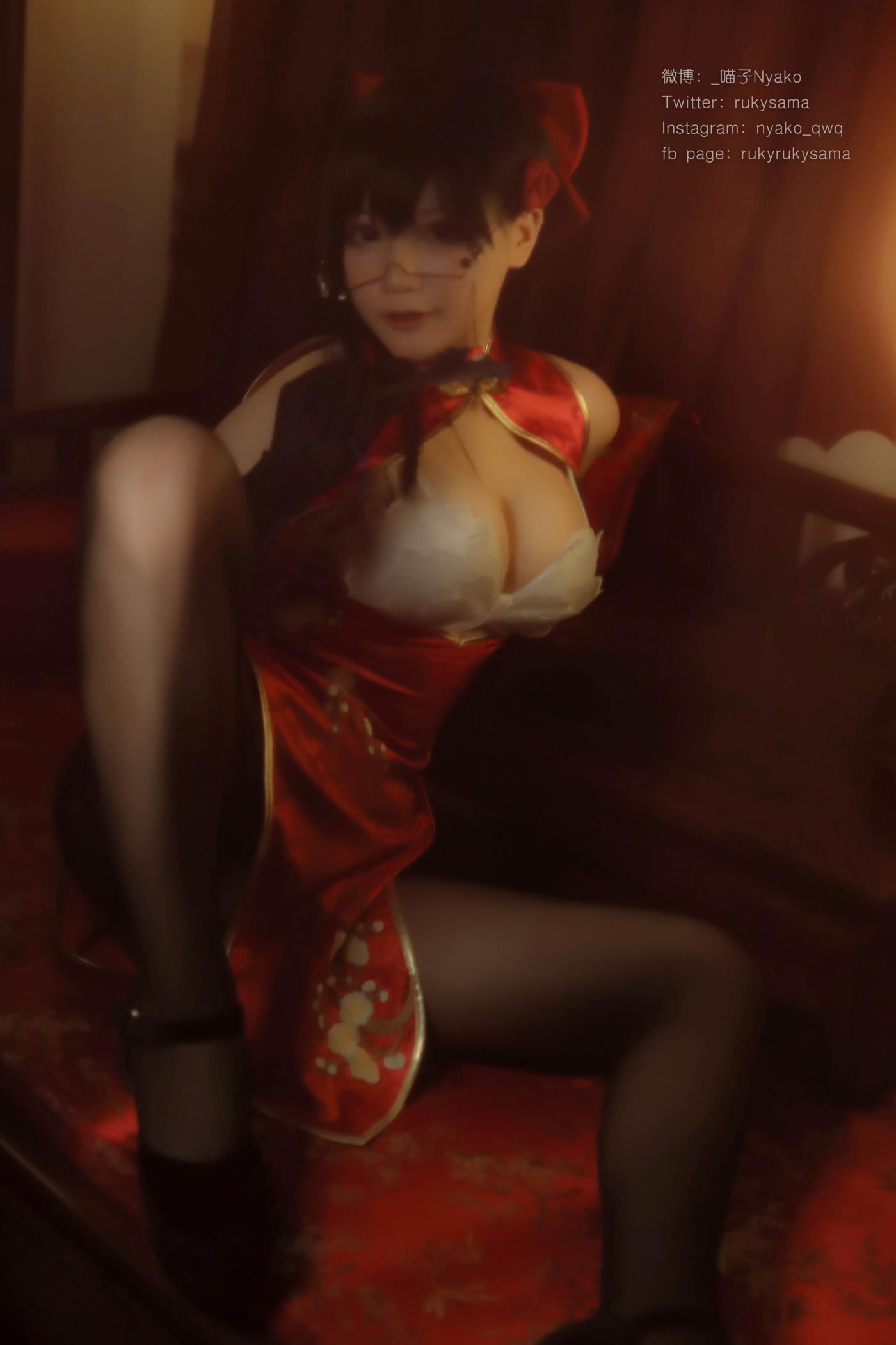 图片[26]-萌妹子Nyako喵子  チャイナドレス [88P] – 速更版-美库