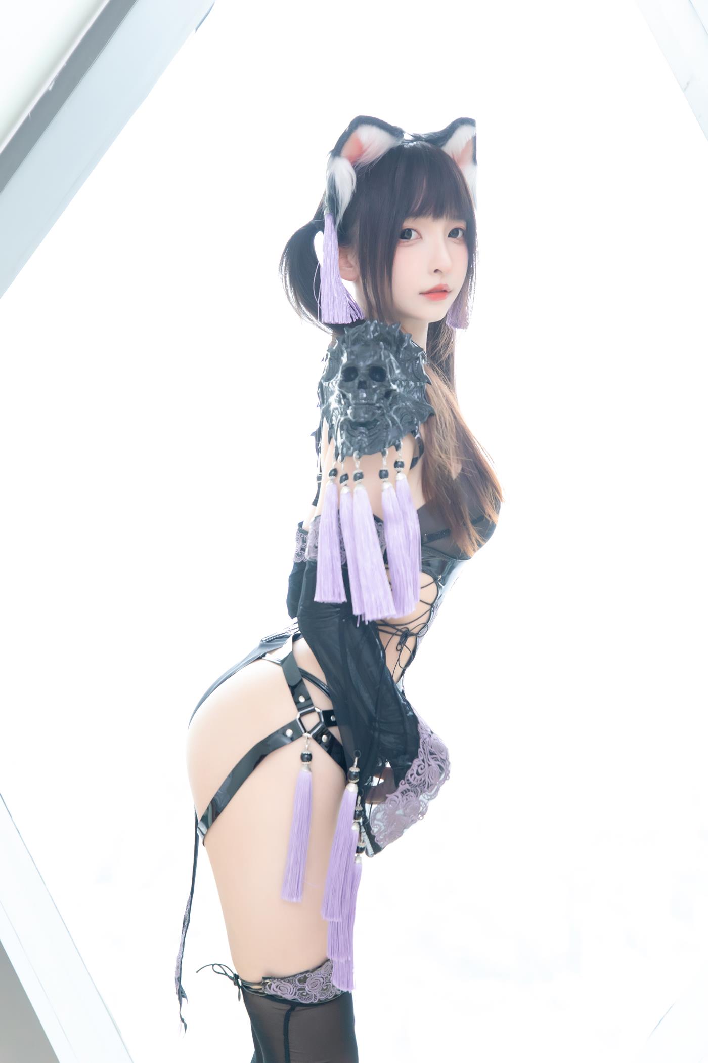 图片[20]-萝莉神楽板真冬  旗袍猫女 [43P] – 速更版-美库