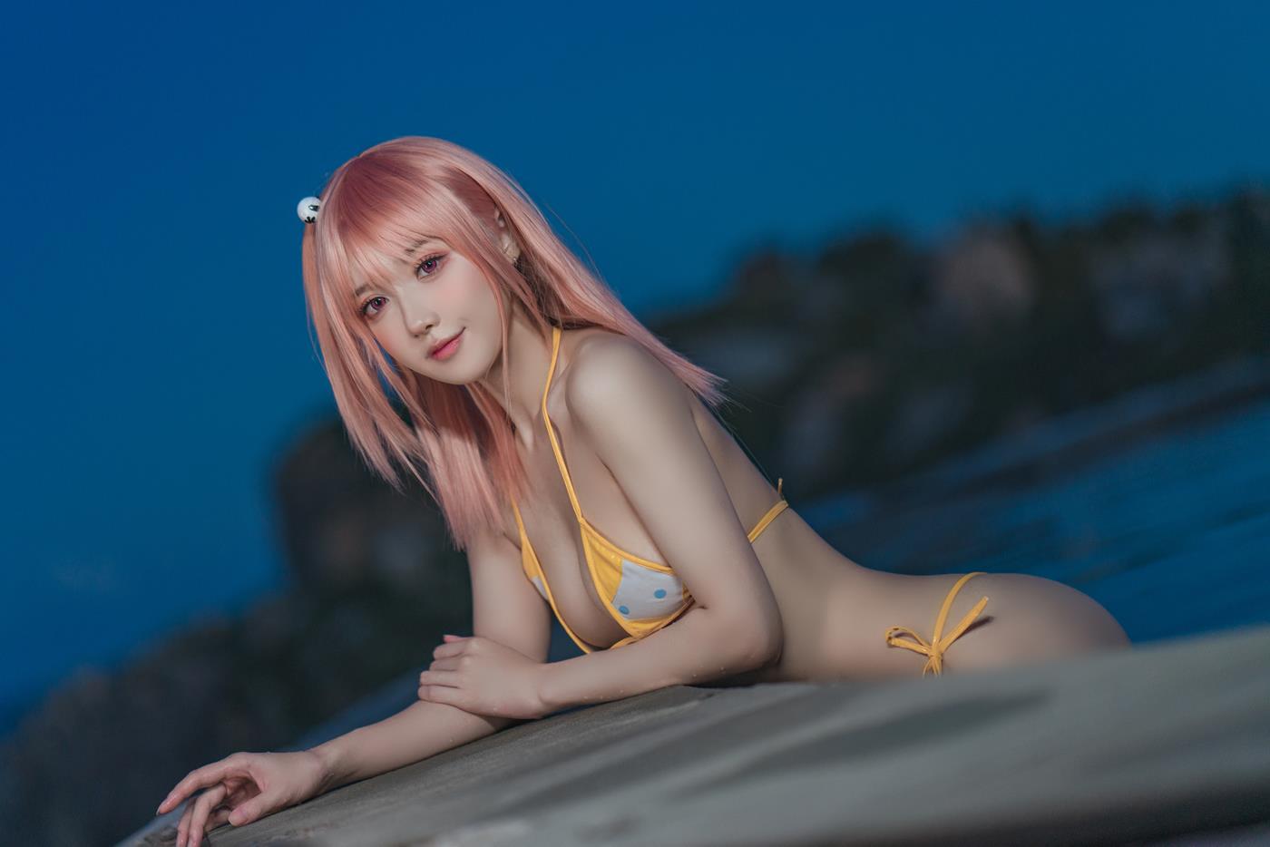 图片[20]-动漫博主阿包也是兔娘  生或死联动 碧蓝航线 穗香泳装 [30P] – 速更版-美库