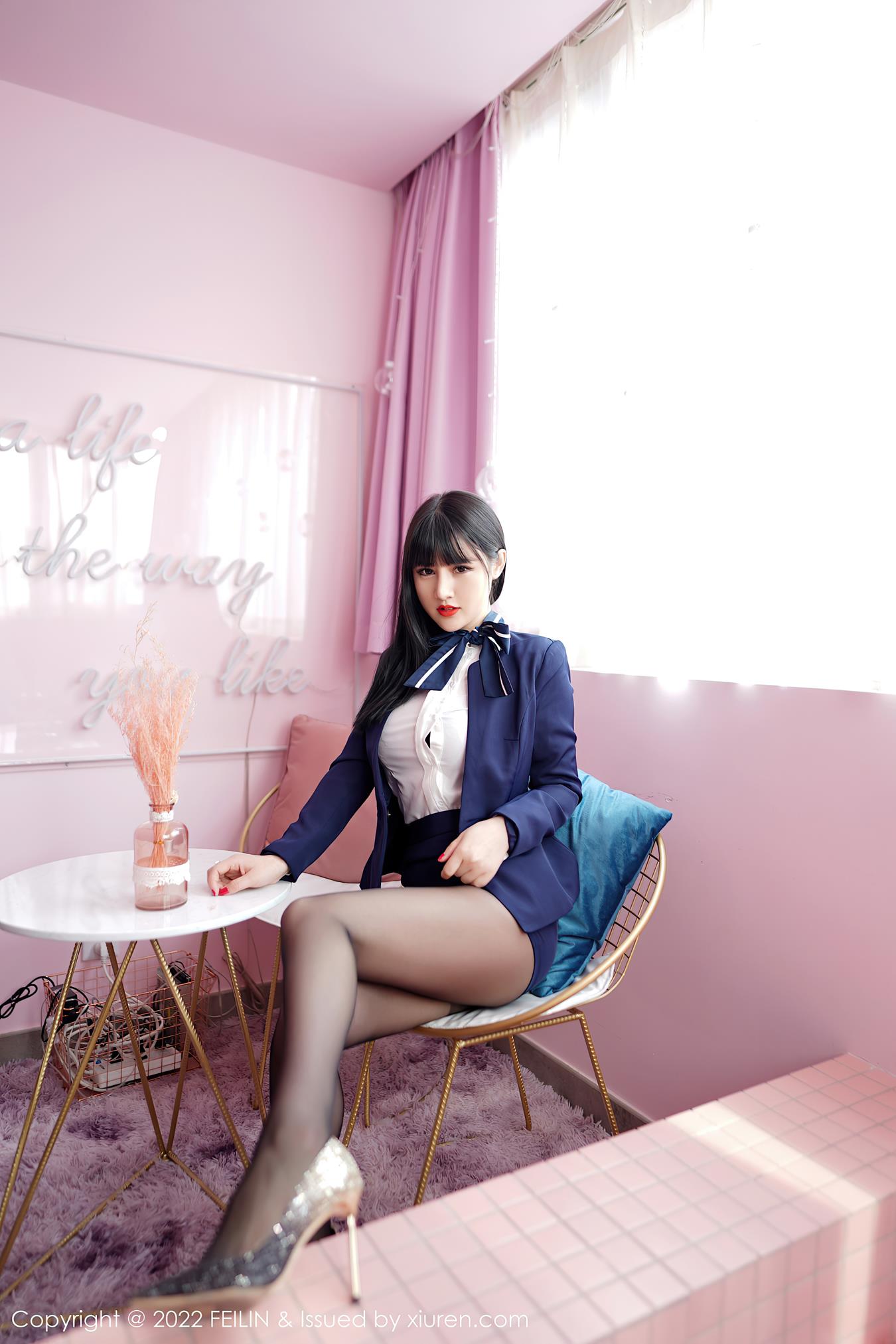 图片[35]-[Feilin嗲囡囡]2022.03.08 VOL.432 诗诗kiki[35+1P] – 速更版-美库