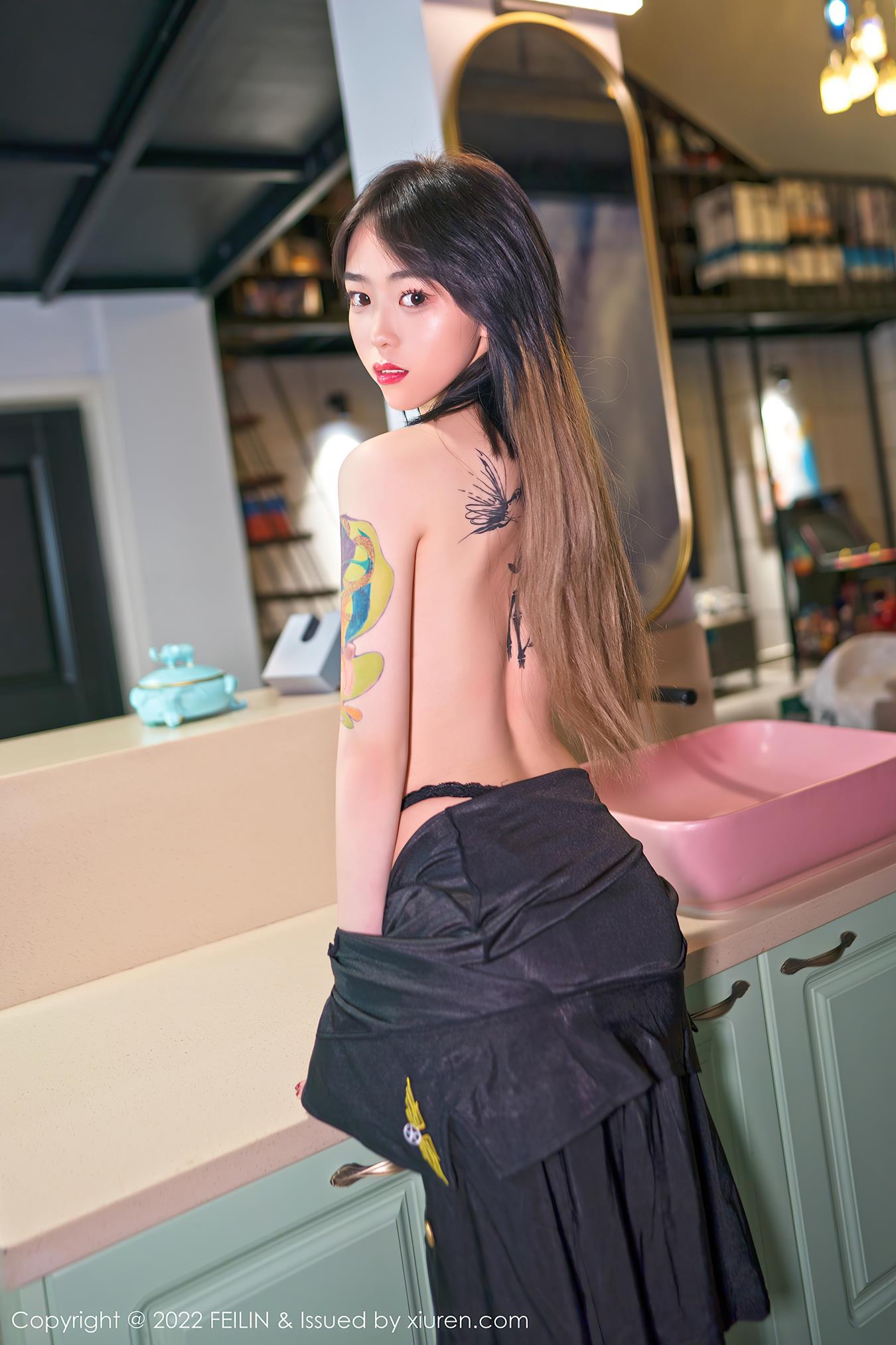 图片[12]-[Feilin嗲囡囡]2022.03.15 VOL.434 奶瓶.[10+1P] – 速更版-美库