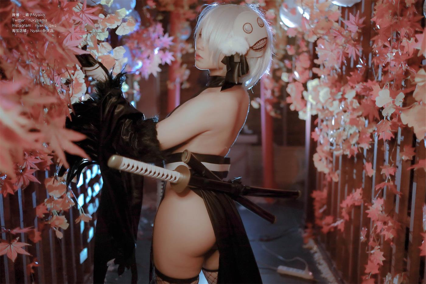 图片[11]-Nyako喵子  – 2B同人旗袍[23P] – 速更版-美库