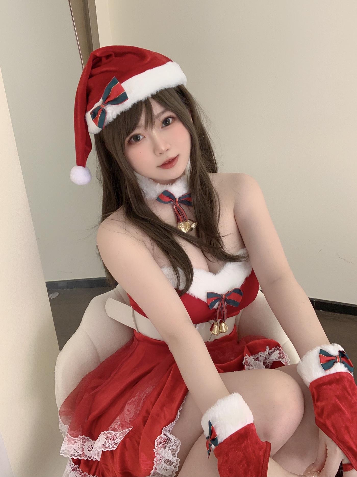 图片[10]-蜜桃少女是依酱呀  – 2021圣诞特辑[31P] – 速更版-美库