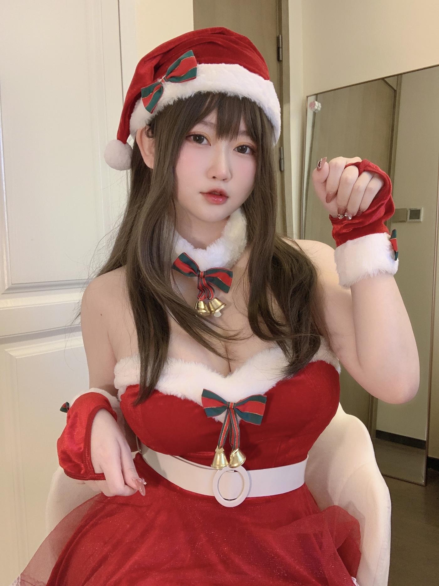 图片[22]-蜜桃少女是依酱呀  – 2021圣诞特辑[31P] – 速更版-美库