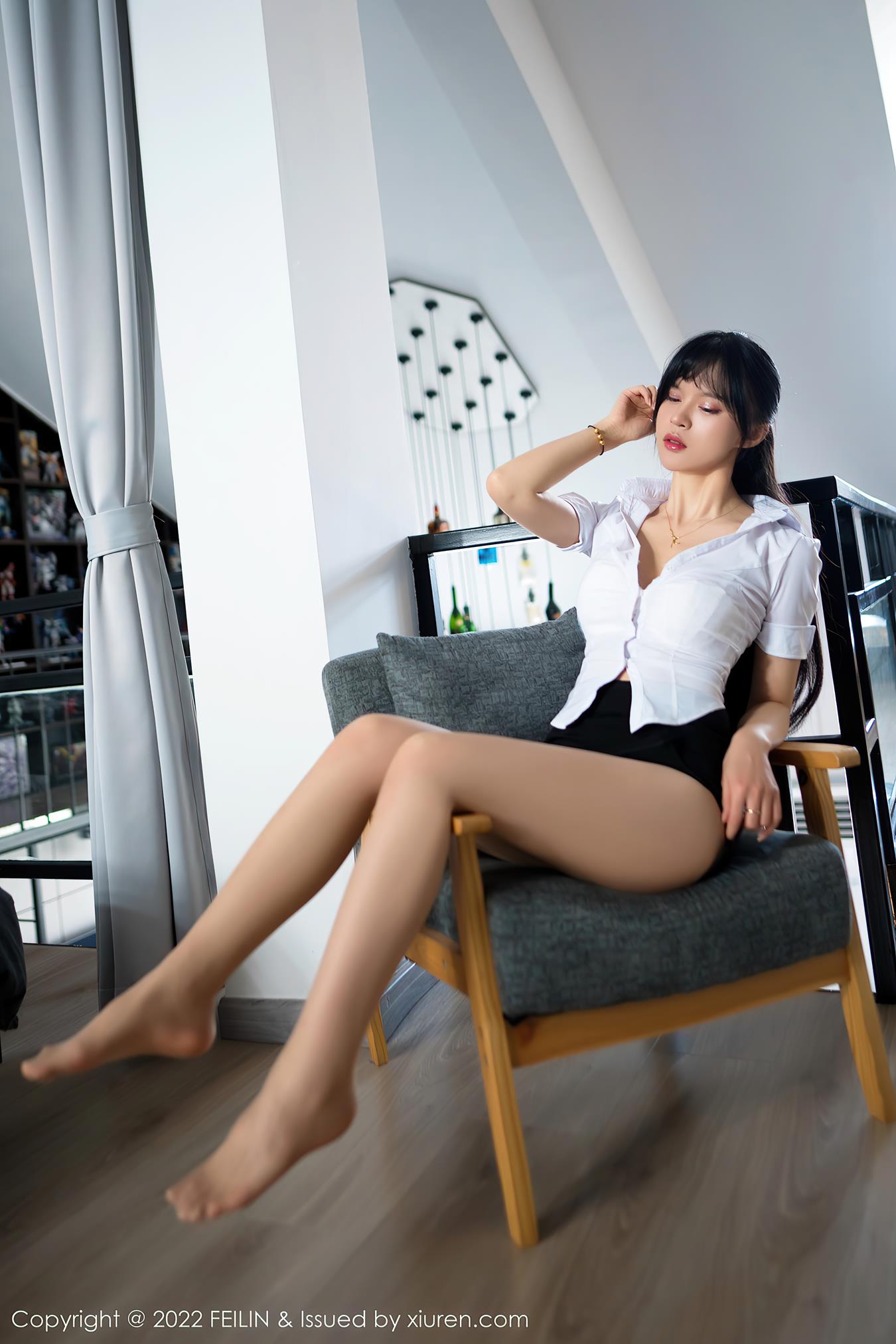 图片[22]-[Feilin嗲囡囡]2022.04.14 VOL.440 桃香子[27+1P] – 速更版-美库