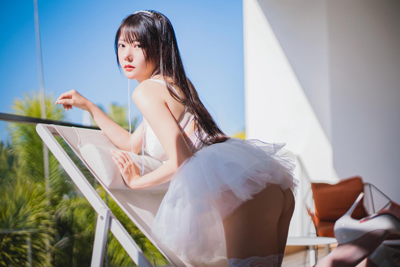 图片[9]-网紅Coser@香草喵露露  杨枝甘露 白色纱裙 [48P] – 速更版-美库