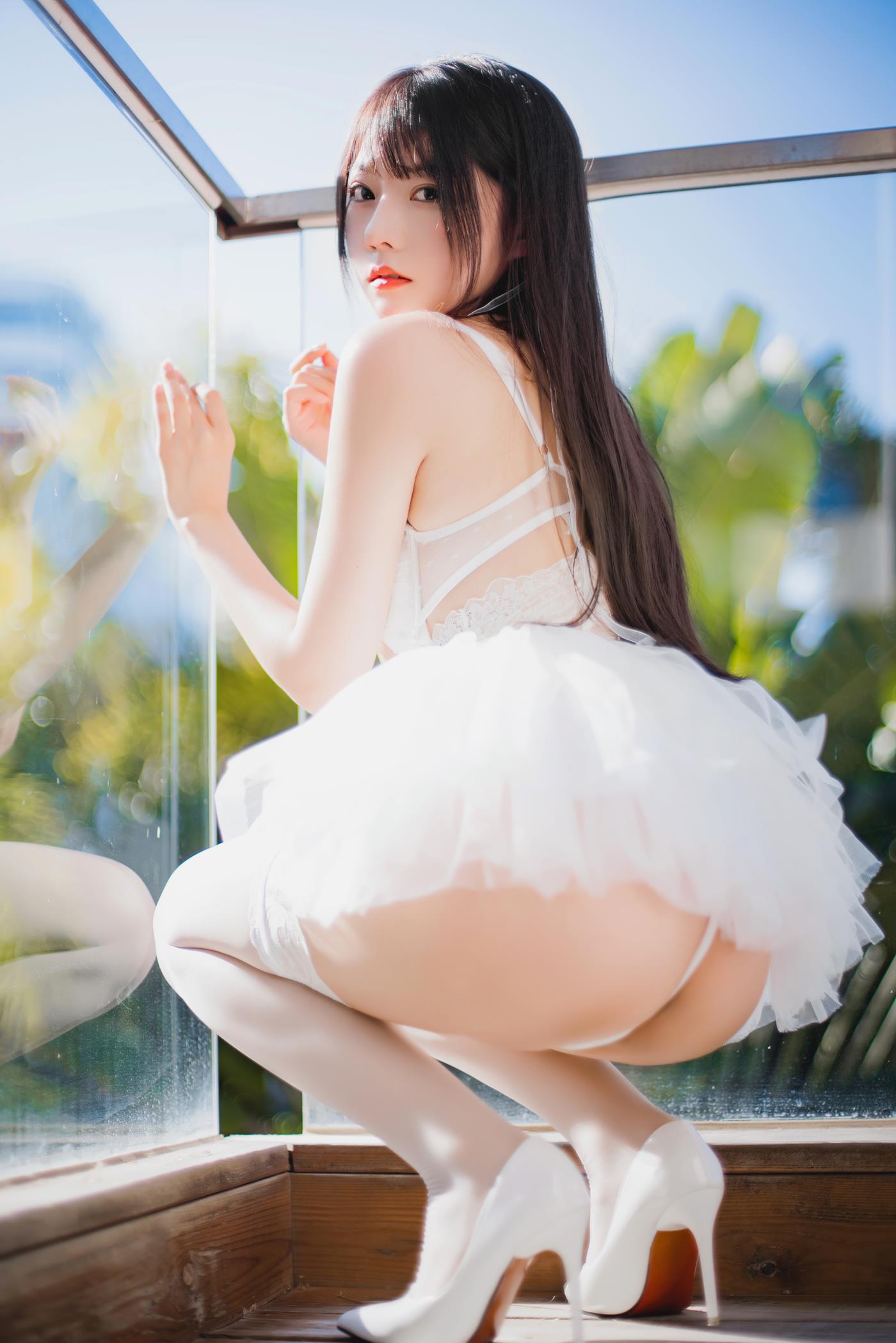图片[29]-网紅Coser@香草喵露露  杨枝甘露 白色纱裙 [48P] – 速更版-美库