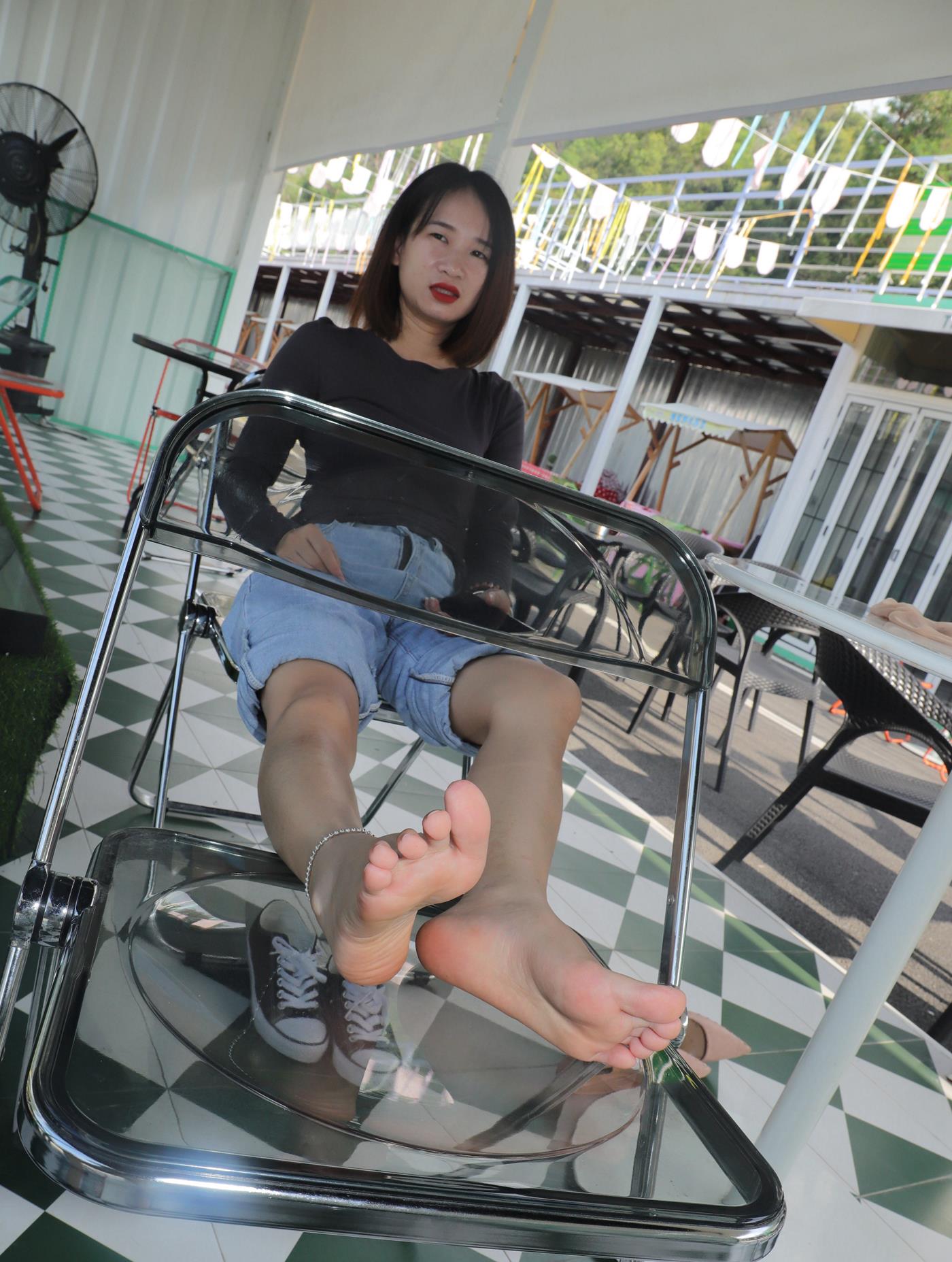 图片[106]-[Pary学生模拍] No.037 小燕展示35码超小白嫩美jiao [110P] – 速更版-美库