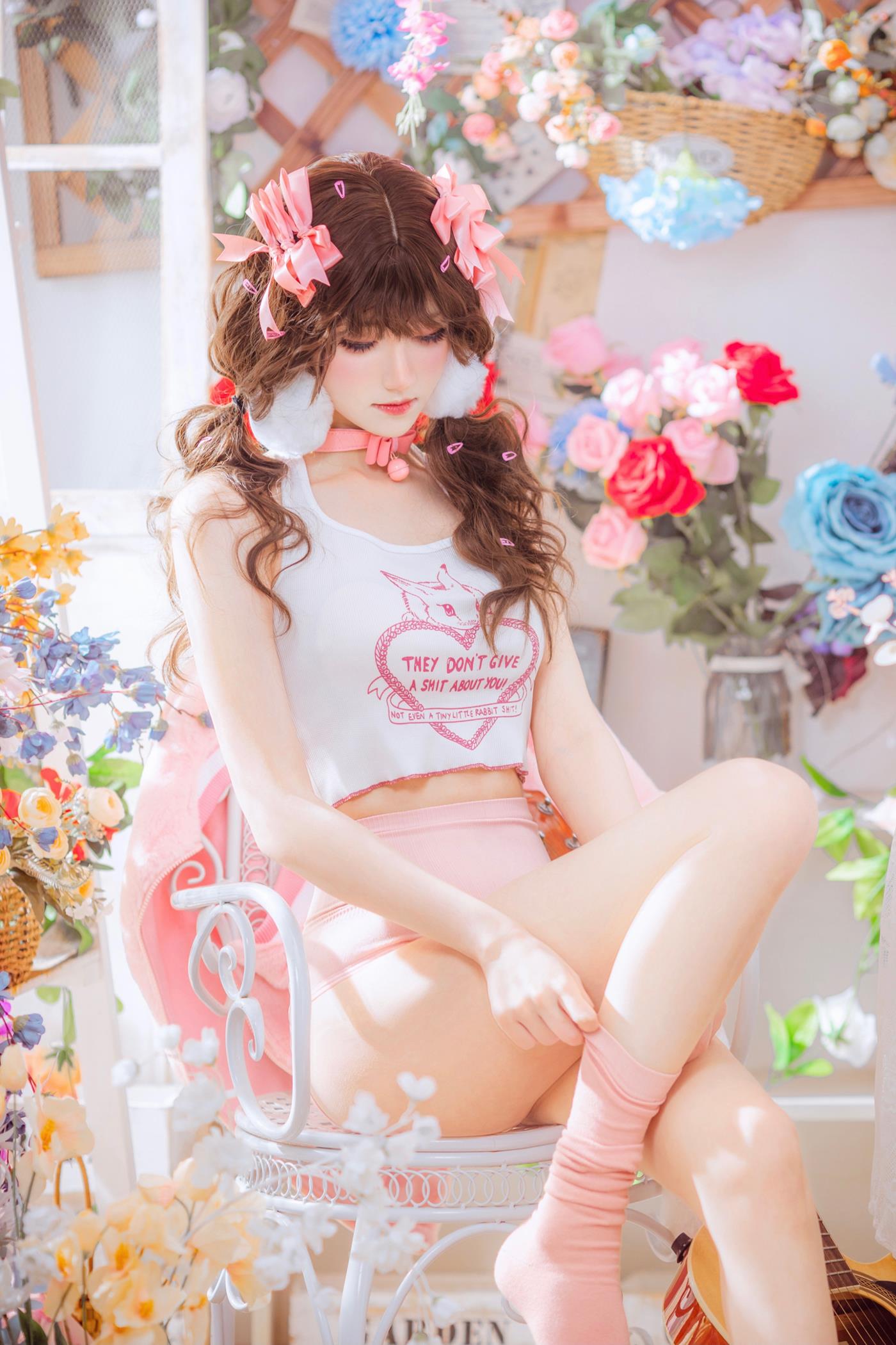 南桃Momoko  - 少女吉他与蝴蝶结[28P] - 速更版-艺库