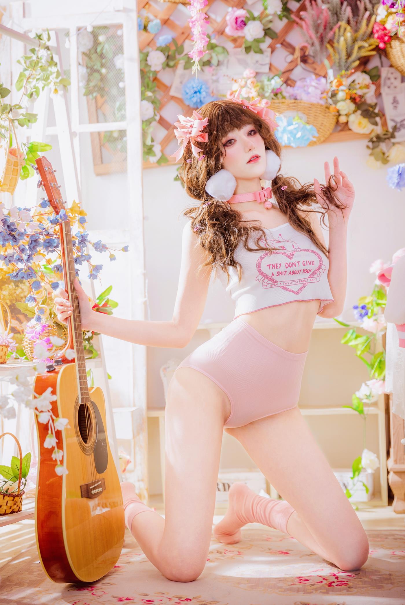 图片[3]-南桃Momoko  – 少女吉他与蝴蝶结[28P]-翎羽暗房