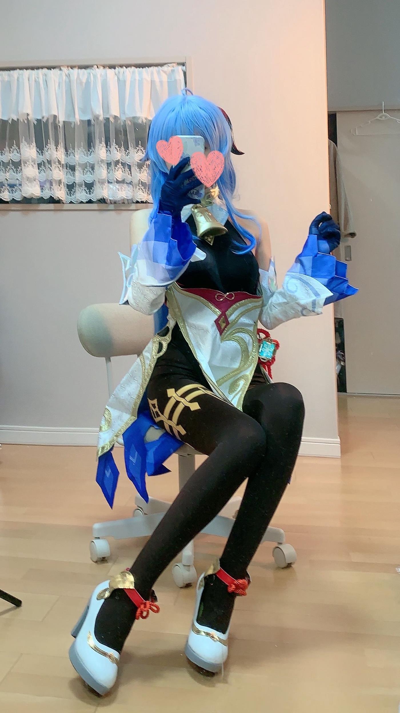 图片[11]-千阳(ちよ)  – 甘雨对镜拍[13P] – 速更版-美库