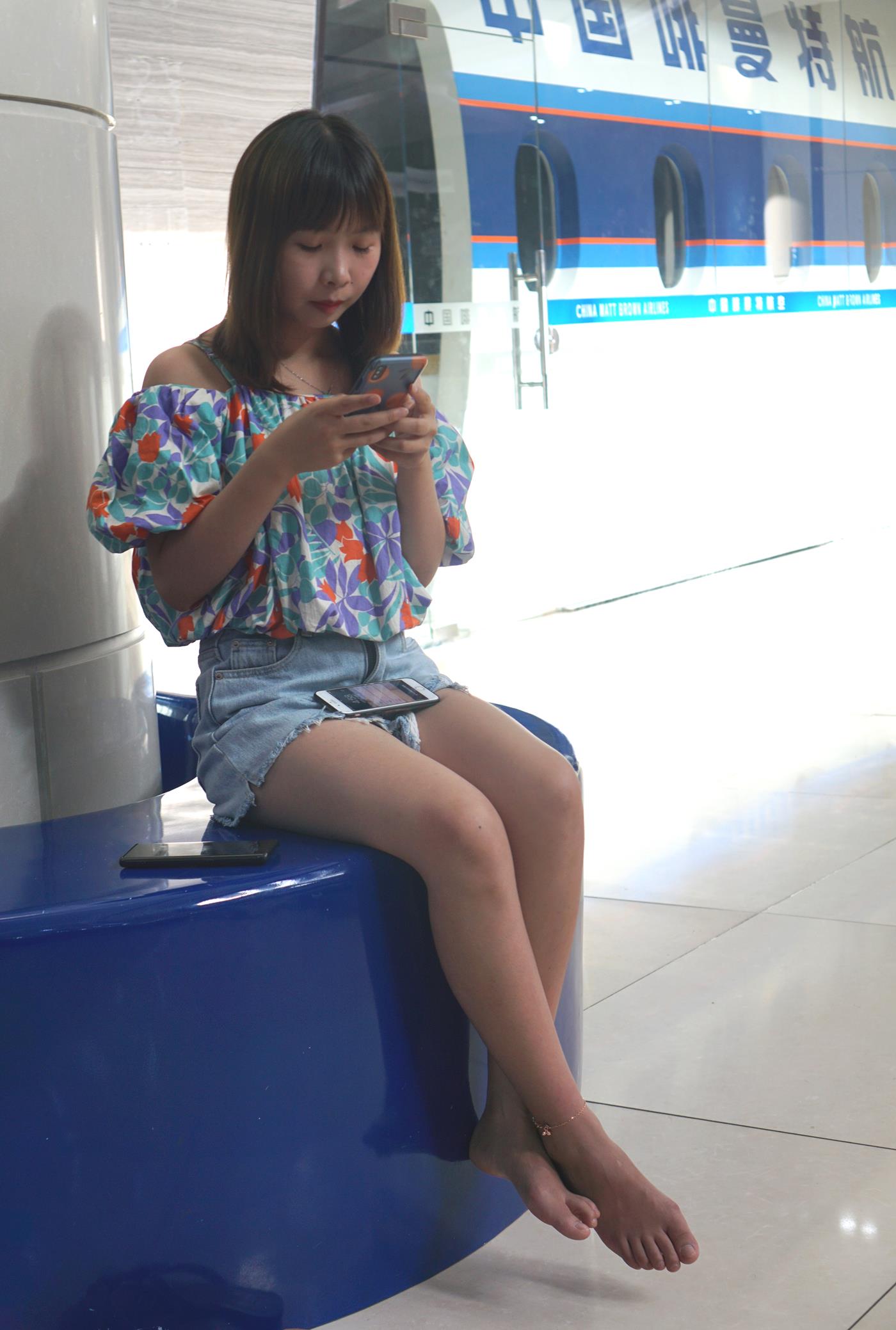 图片[46]-[Pary学生模拍] No.039 小燕的37码美jiao [77P] – 速更版-美库