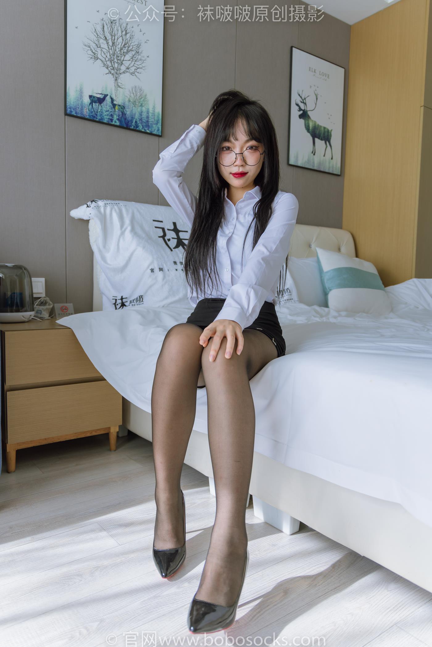 图片[40]-[BoBoSocks袜啵啵]NO.185 周周-ol制服、高跟鞋、黑丝[140P] – 速更版-美库