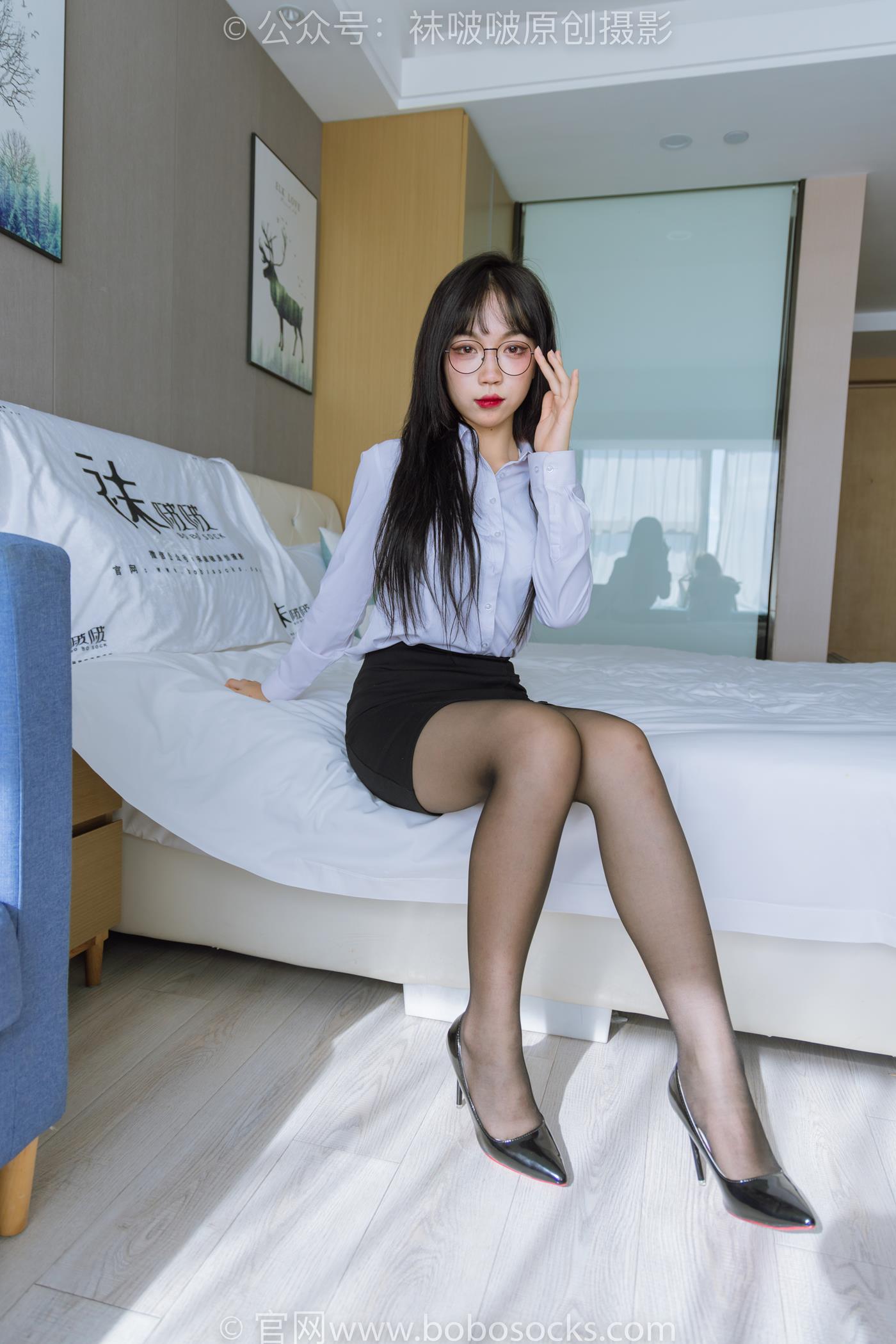 图片[43]-[BoBoSocks袜啵啵]NO.185 周周-ol制服、高跟鞋、黑丝[140P] – 速更版-美库