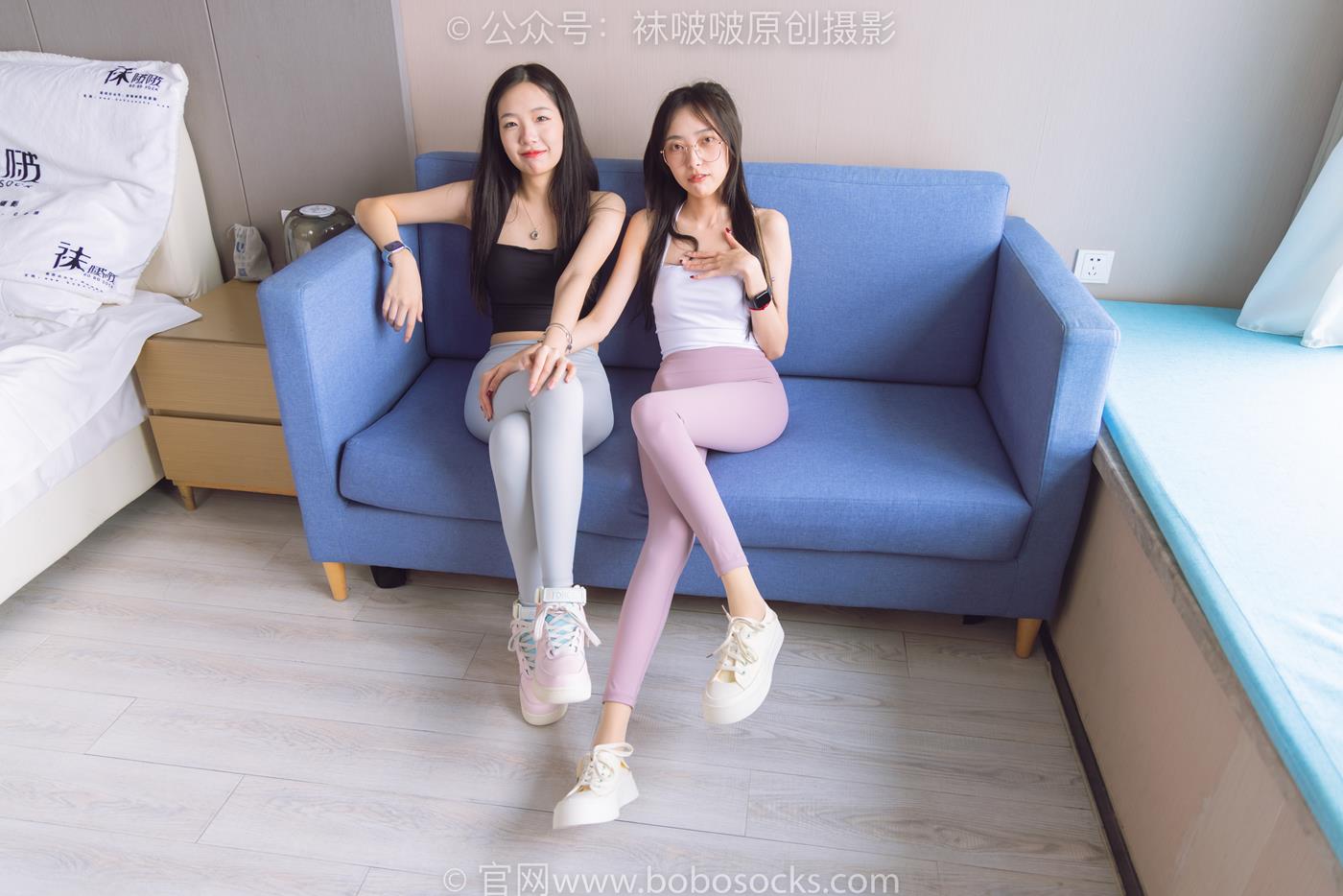 图片[21]-[BoBoSocks袜啵啵]NO.186 小甜豆稚予-瑜伽裤、运动鞋、肉丝[146P] – 速更版-美库