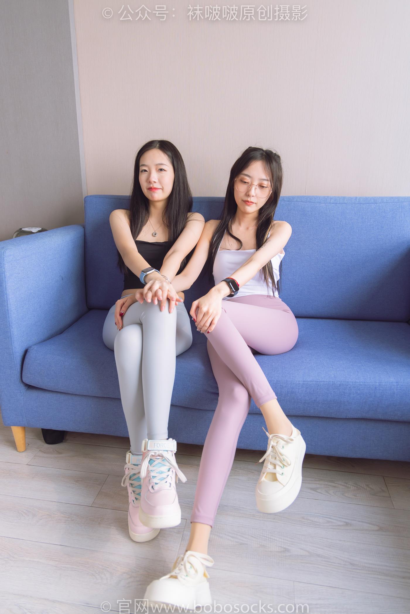 图片[22]-[BoBoSocks袜啵啵]NO.186 小甜豆稚予-瑜伽裤、运动鞋、肉丝[146P] – 速更版-美库