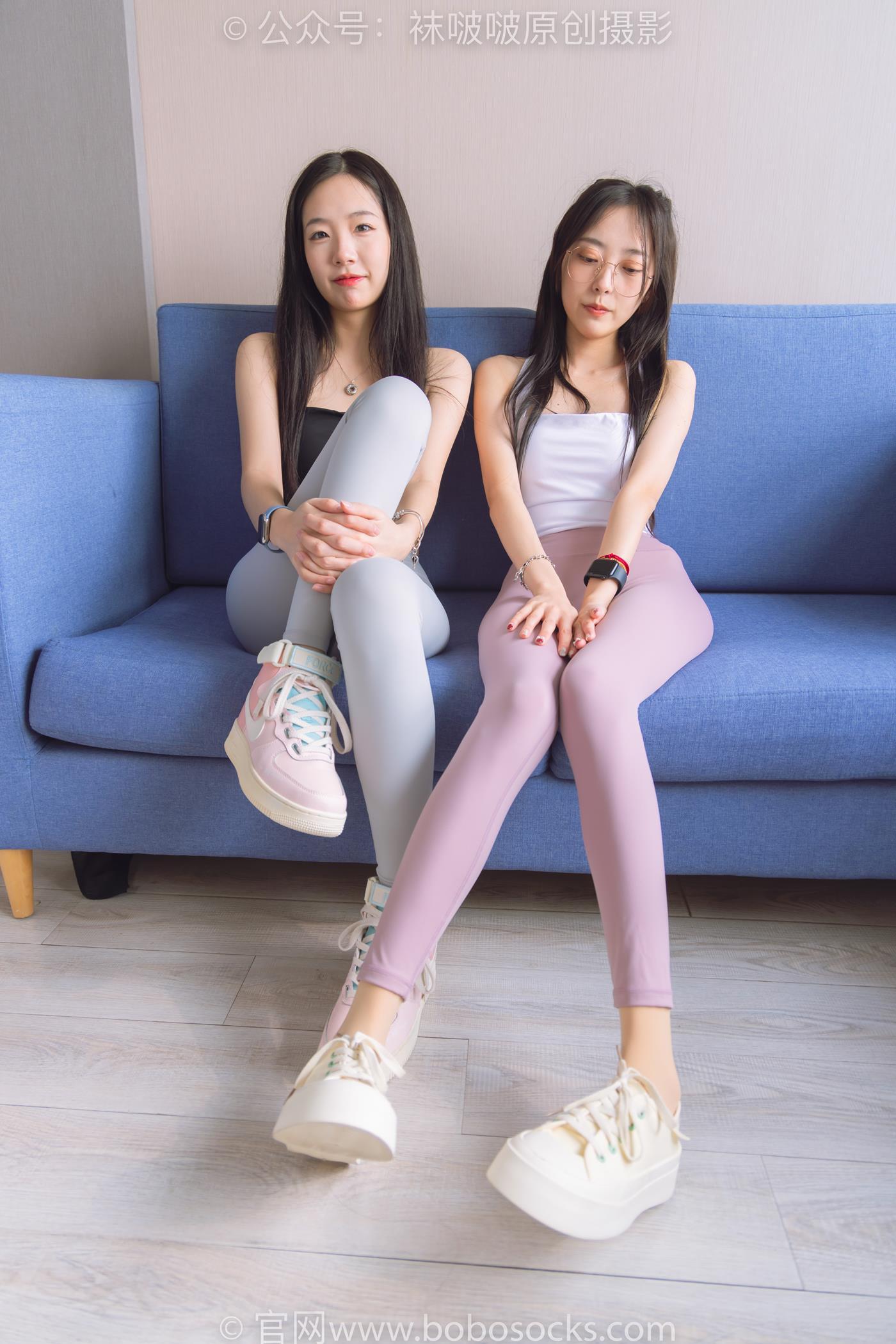 图片[24]-[BoBoSocks袜啵啵]NO.186 小甜豆稚予-瑜伽裤、运动鞋、肉丝[146P] – 速更版-美库