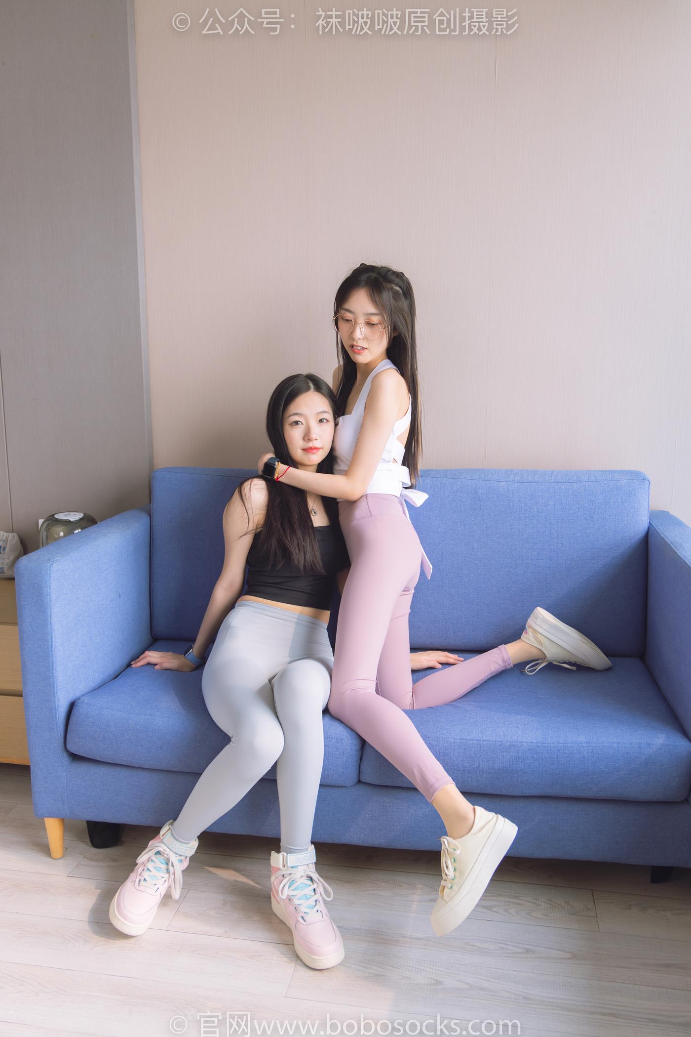 图片[38]-[BoBoSocks袜啵啵]NO.186 小甜豆稚予-瑜伽裤、运动鞋、肉丝[146P] – 速更版-美库