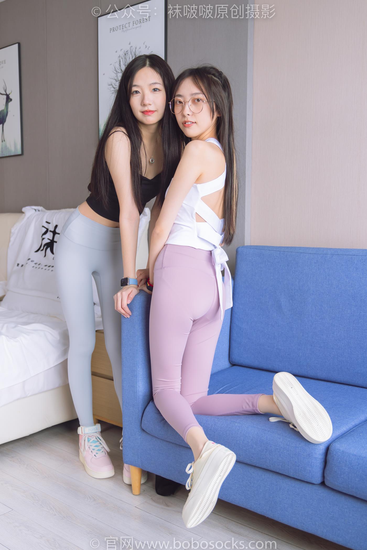 图片[143]-[BoBoSocks袜啵啵]NO.186 小甜豆稚予-瑜伽裤、运动鞋、肉丝[146P] – 速更版-美库