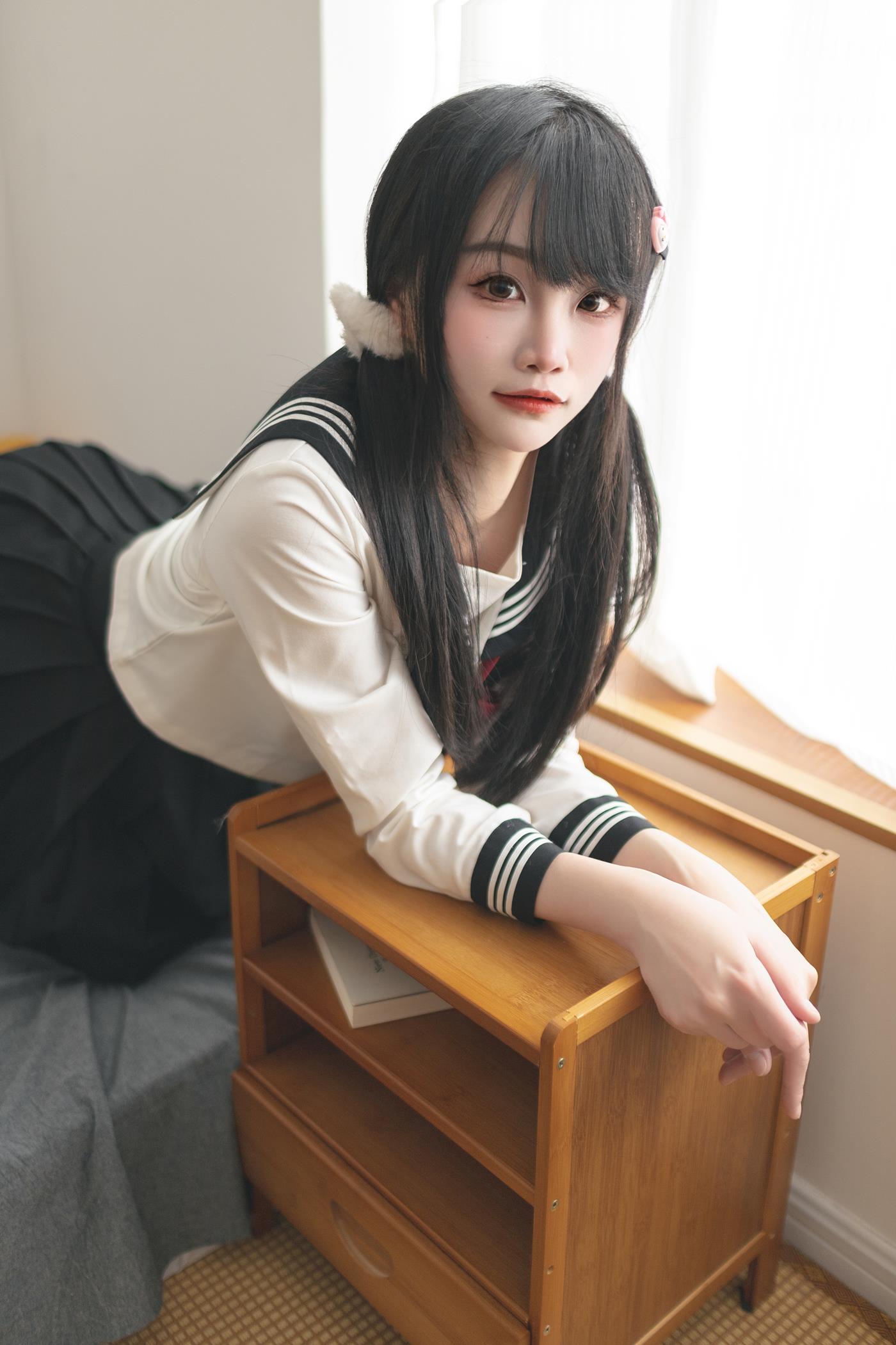 图片[48]-嗷呜酱 – 水手服[48P] – 速更版-美库