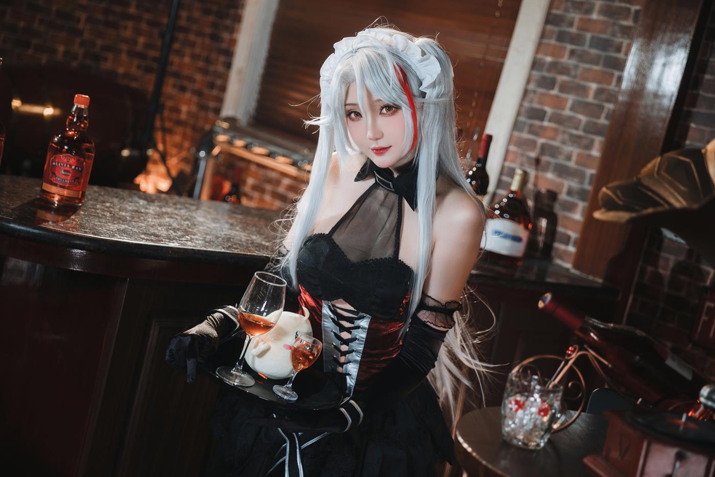 图片[14]-Coser瓜希酱福利 碧蓝航线 欧根亲王沉醉于夜 [20P] – 速更版-美库