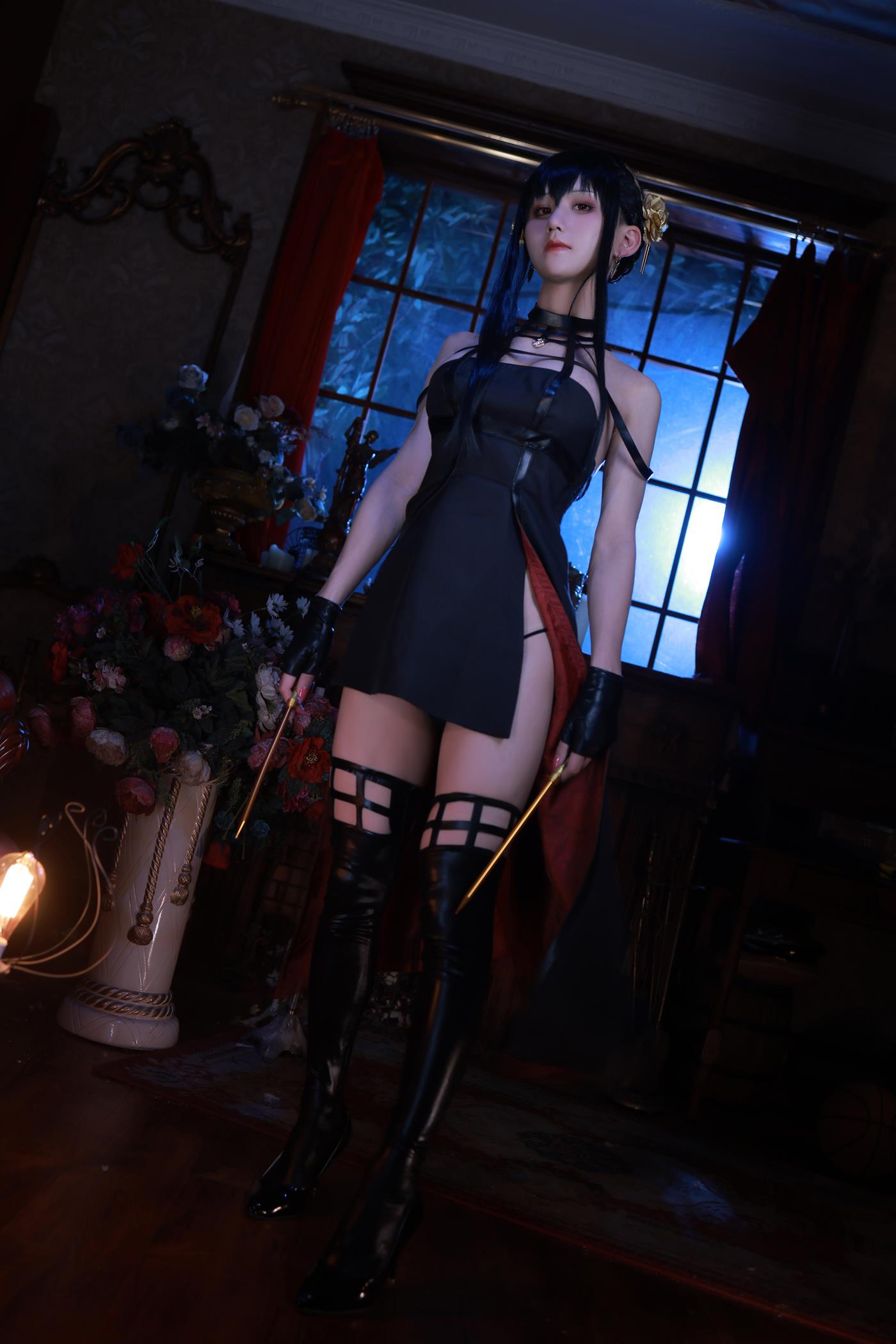 图片[22]-动漫博主桜满三时 约尔礼服 [45P] – 速更版-美库