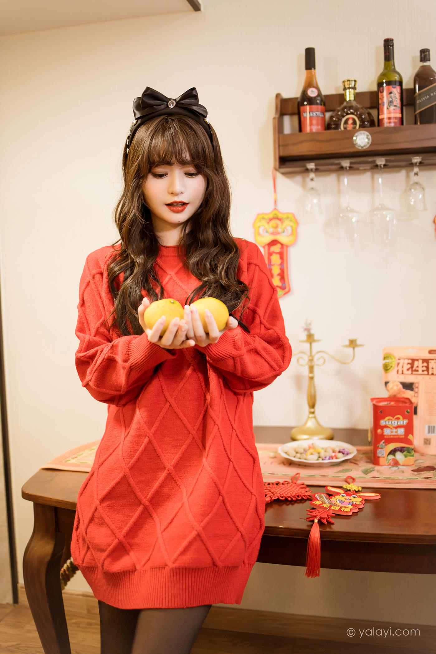 图片[11]-[YALAYI雅拉伊]2023.01.19 NO.1000 穿上你送的红毛衣 小亭[44+1P] – 速更版-美库