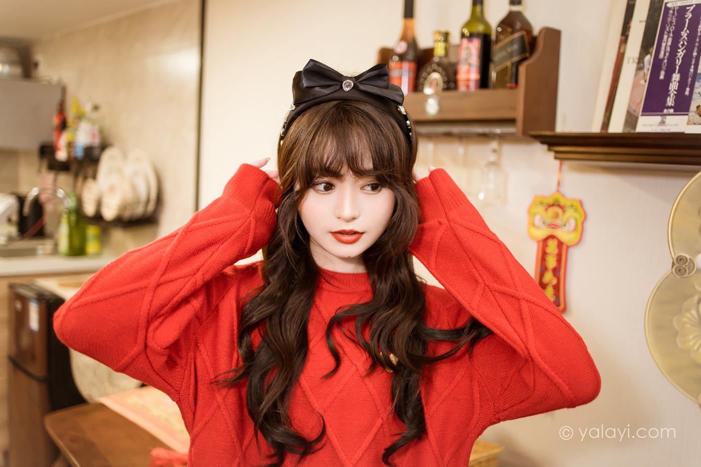 图片[36]-[YALAYI雅拉伊]2023.01.19 NO.1000 穿上你送的红毛衣 小亭[44+1P] – 速更版-美库