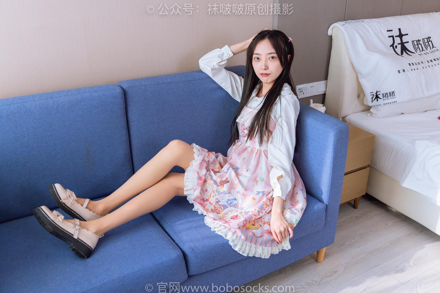 图片[110]-[BoBoSocks袜啵啵]NO.187 稚予-Lolita裙、白皮鞋、肉丝[138P] – 速更版-美库