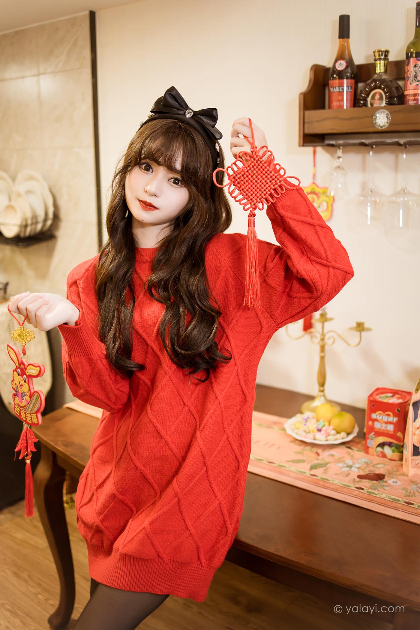 图片[45]-[YALAYI雅拉伊]2023.01.19 NO.1000 穿上你送的红毛衣 小亭[44+1P] – 速更版-美库